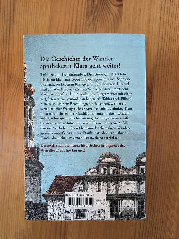 Libri: Iny Lorentz - Die Liebe der Wanderapothekerin – Usato da Alberswil venduto da __colafroeschli__ 1