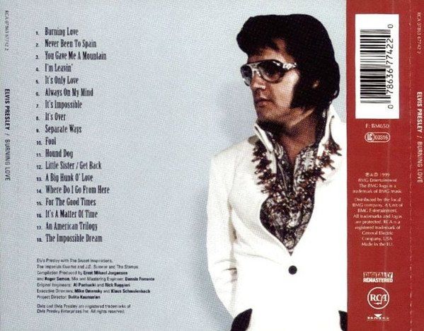 CDs: Presley Elvis: Burning Love CD – Neu (gemäss Beschreibung) aus Steinhausen von  1