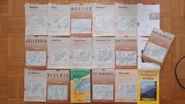 Collection de cartes de randonnée Suisse, 1:25000