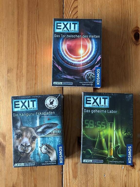 Kosmos Giochi: Drei Exit Spiele Originalverpackt – Usato da meikirch venduto da grosseklappe2