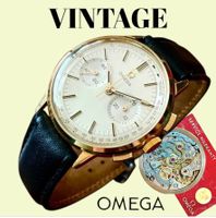 Omega Swiss Vintage Chronograph Gold