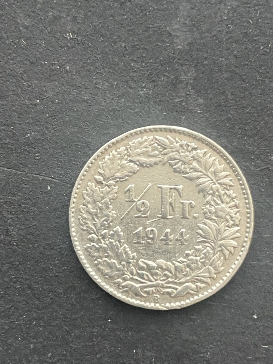 Alle Münzen: -.50 Silber CH Jahr 1944 – Gebraucht aus Meierskappel von Hala03 1