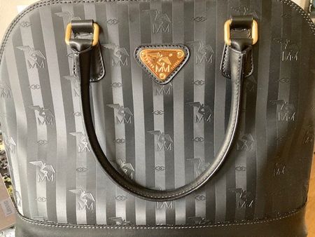 Maison Mollerus Damen Tasche schwarz - wie neu 37 x 27 cm