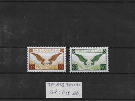 FP 1933 F14z + F15z ** Kat: CHF 160.-
