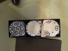 6 Porzellan Schalen