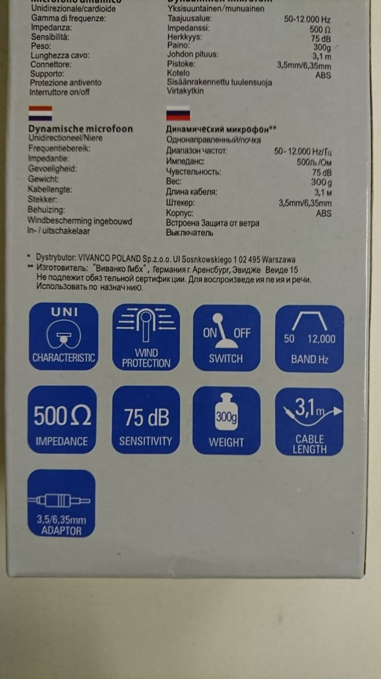 Microfoni: Microphone DM 10 – Nuovo e nell'imballaggio originale da Tägerschen venduto da Tech-World7 3