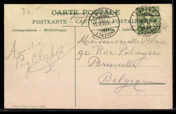 Cartes postales: Chiasso, Ortsansicht mit Bahnhof und Lok – D'occasion à Berlin par bartko-reher 1