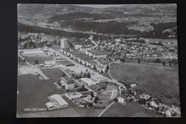 AK Luzern, Littau Flugaufnahme 1973
