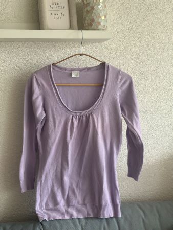 Damen Oberteil 7/8 Arm Taille 2 Flieder (Camaieu)