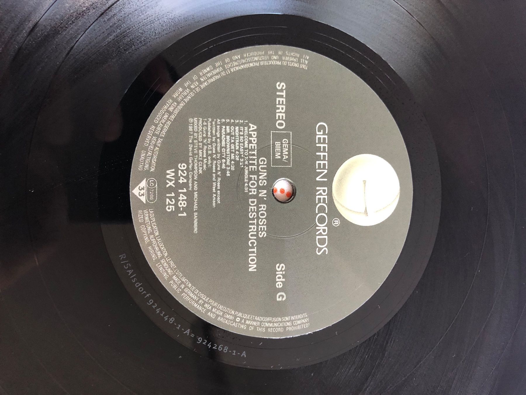 Dischi in vinile: GUNS N ROSES – Usato da Delémont venduto da pinguino6 4