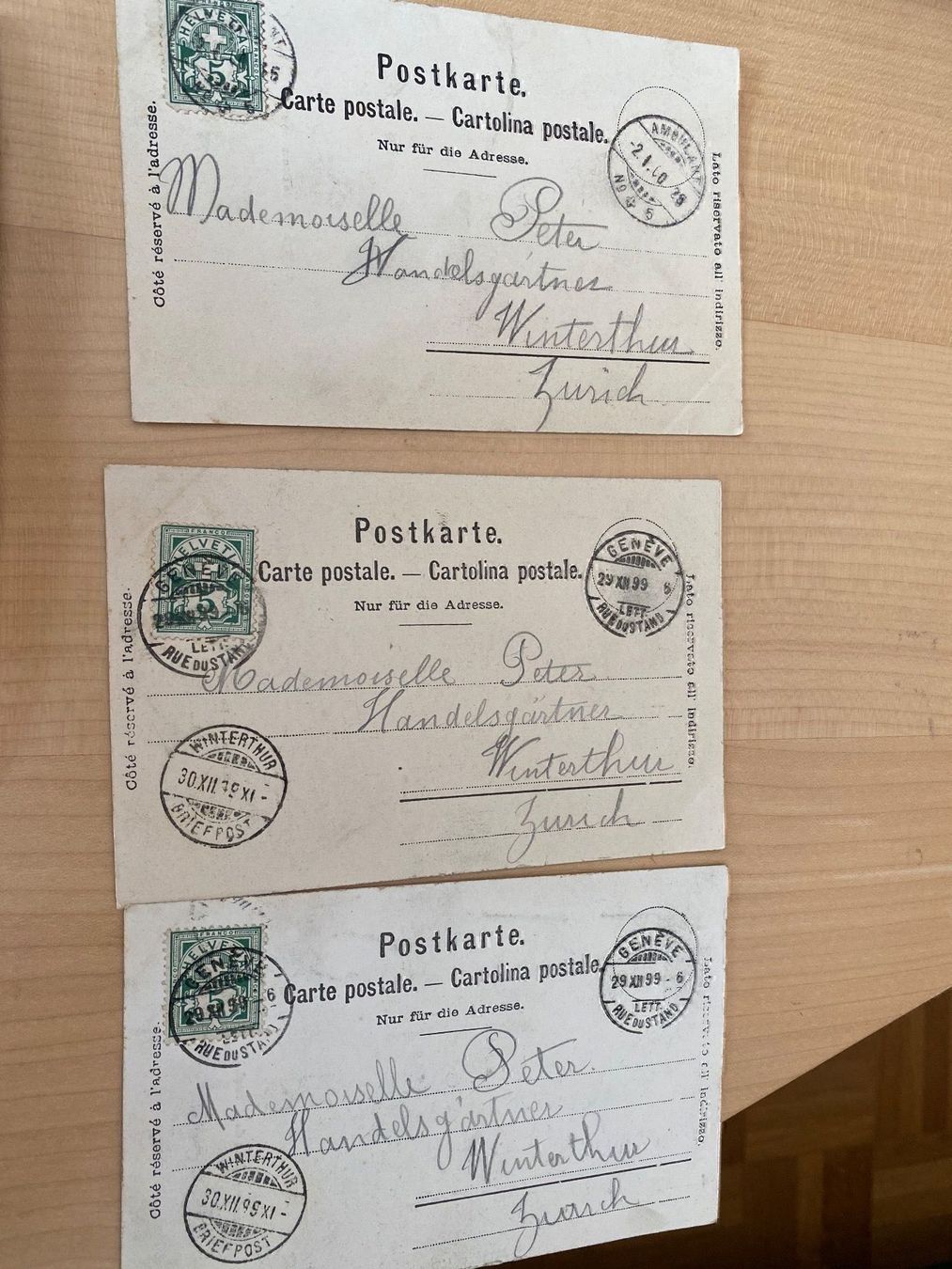 Cartoline postali: Ak Lot Nr. 6 – Usato da Mosnang venduto da Goldwasser 8
