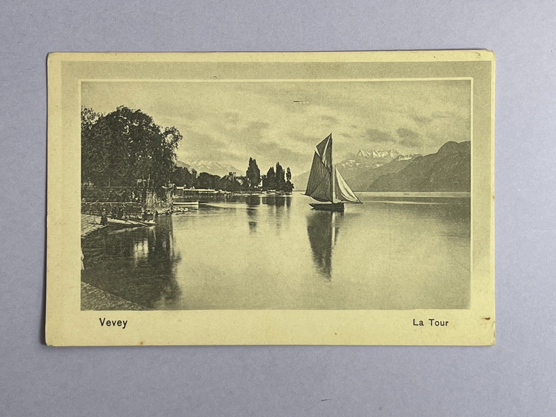 Cartoline postali: Vevey - La Tour – Usato da Steg VS venduto da danwer74