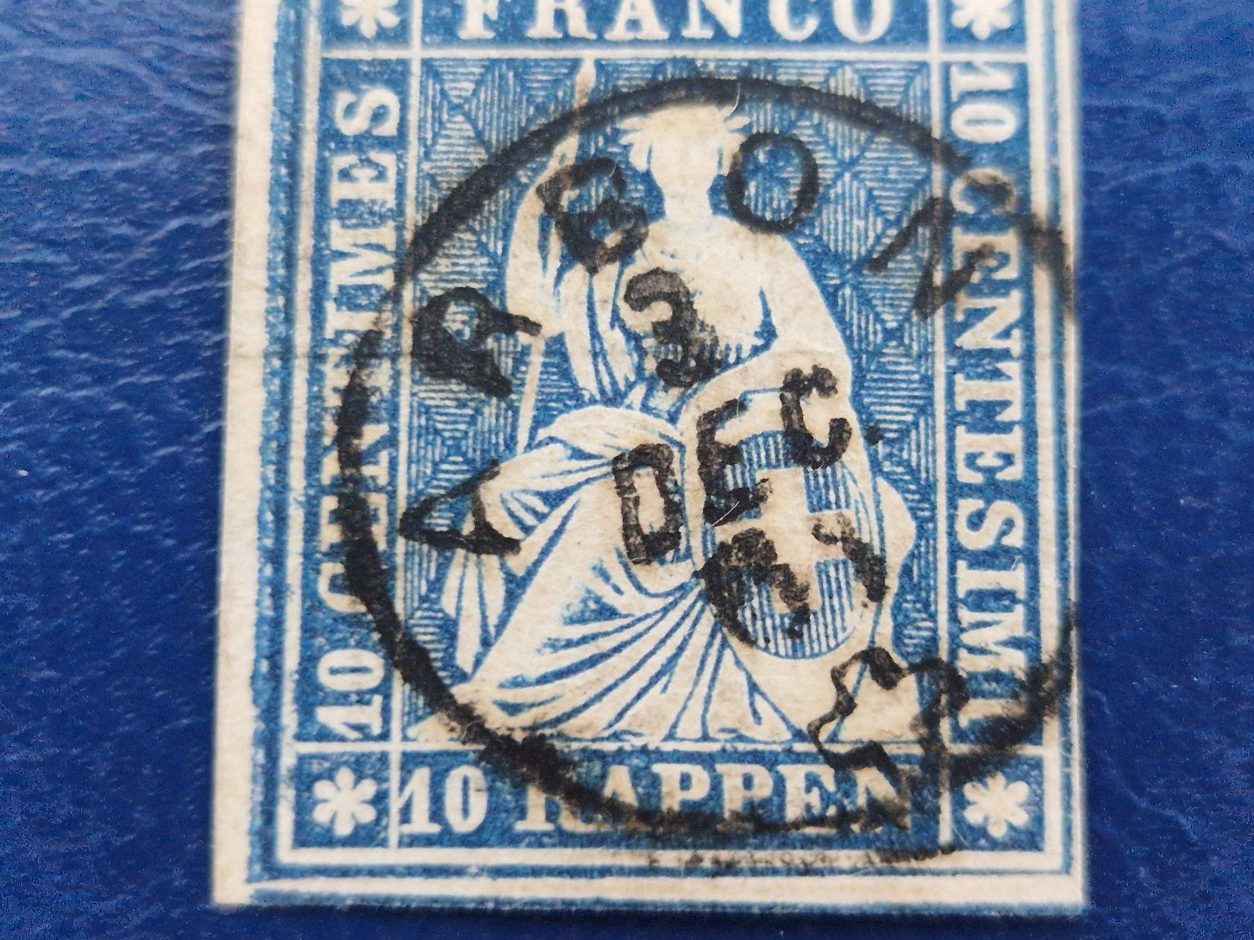 Tutti i francobolli: Strubel 23G, ab 1.- – Usato da Burgdorf venduto da Glossy01 2