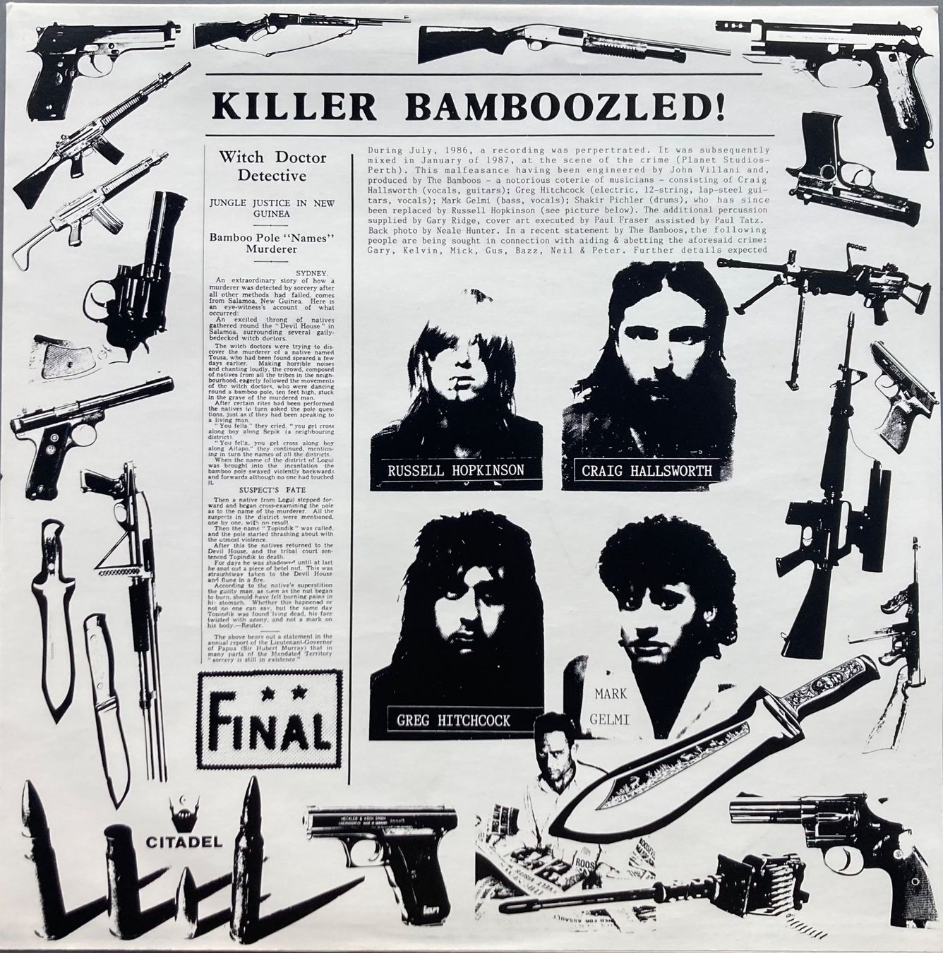 Dischi in vinile: THE BAMBOOS - BORN KILLER – Usato da Poliez-Pittet venduto da Newtown-Records 2