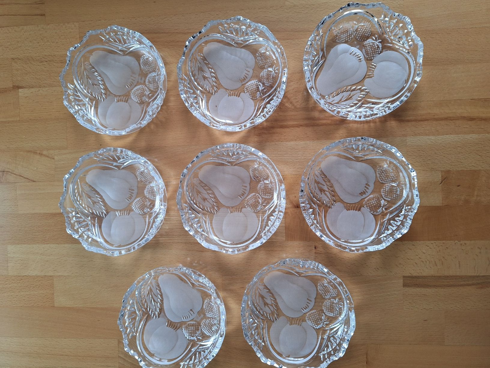 Set di piatti: Dessertteller, Schalen, Glas – Usato da Vilters venduto da Fleiflomi 2