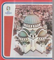 EURO 2024 Topps sticker SERBIA LANDMARK  part 1 SRB P1
