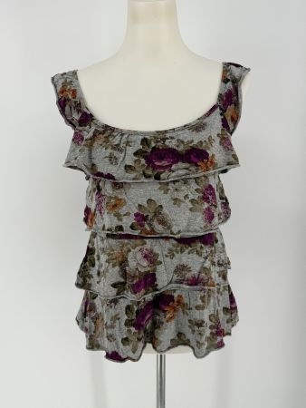 Rüschen-Top mit Blumenmuster Gr. S von Zebra