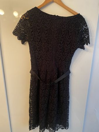 Sommerliches Spitzenkleid, schwarz, Grösse 38, Top Zustand