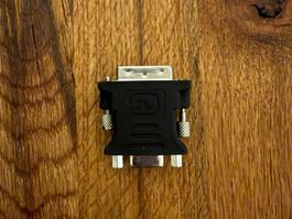 Adapter DVI-I auf VGA – DVI Stecker zu VGA Buchse