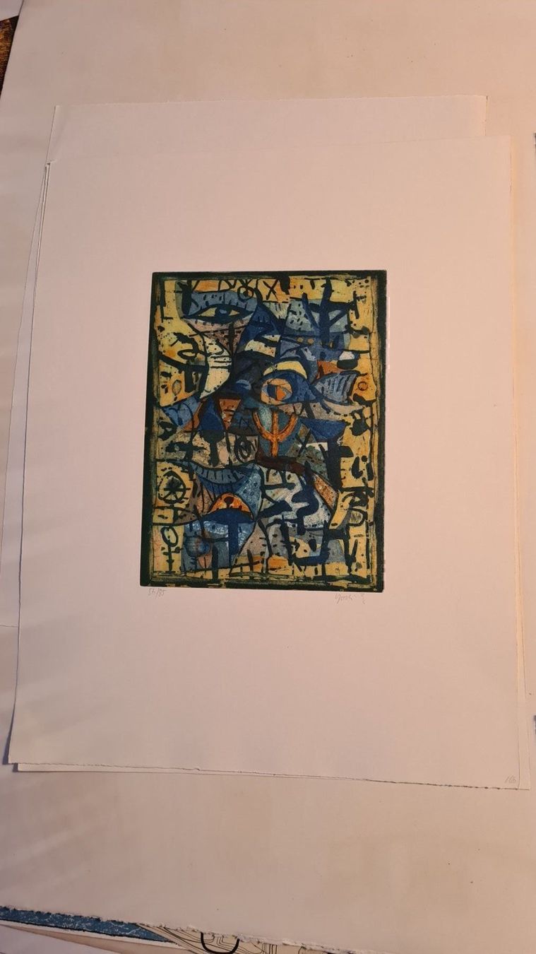 Grafiken & Lithographien: Joshi Takahashi O.Radierung, – Gebraucht aus Emmenbrücke von Kunstankaufverkauf9