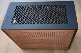 Jonsbo A4 Mini-ITX Case, Tempered Glass/Custom Wood panels