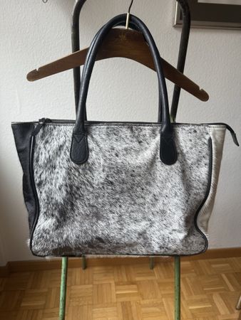 VINTAGE HANDGEFERTIGTE ECHTLEDER-SATTELTASCHE IN HELLBRAUN