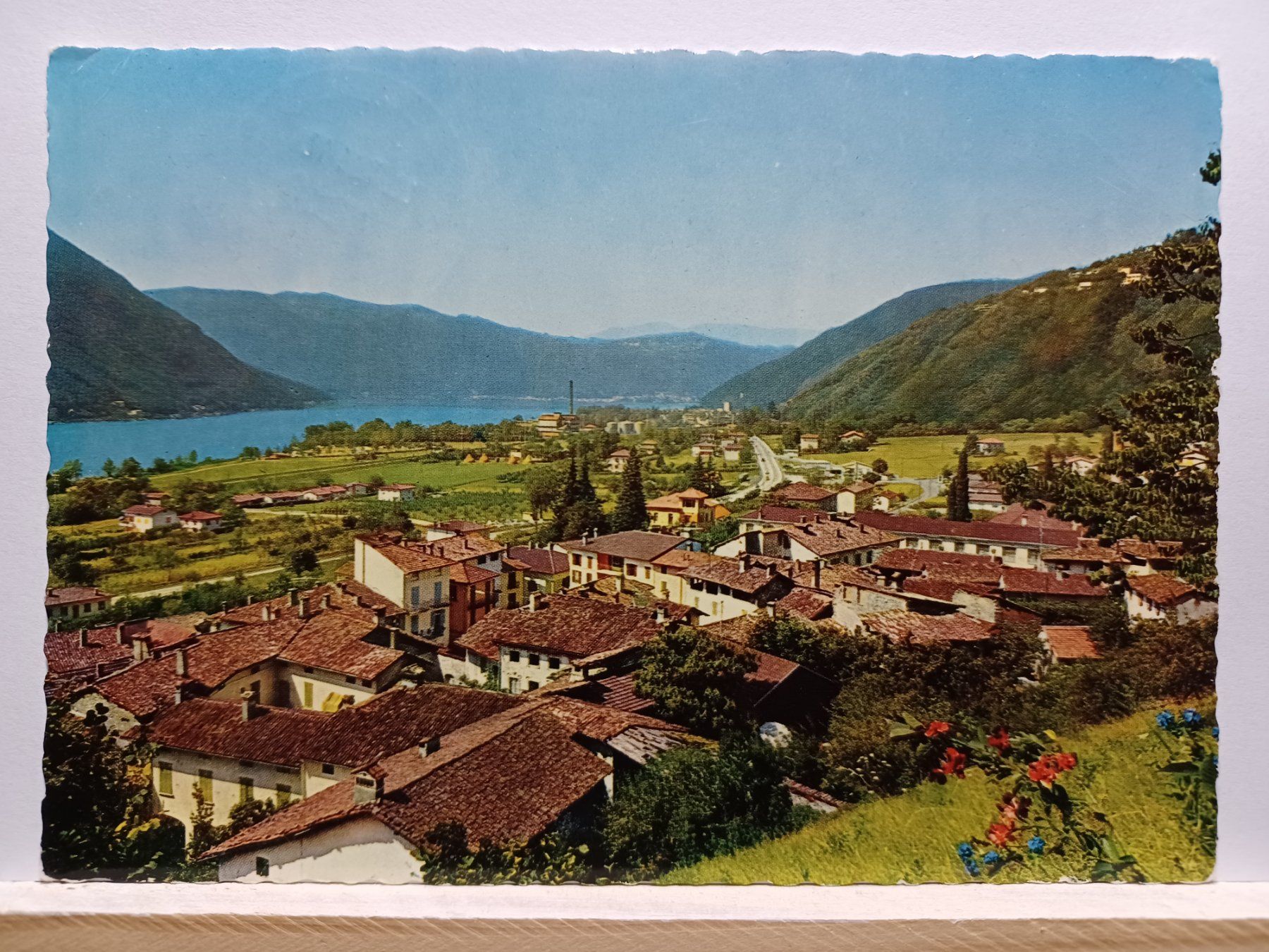 Cartoline postali: TI, Nr. 5814 Melano, Stempel Melano, 1966 – Usato da Aarau Rohr venduto da mgvw