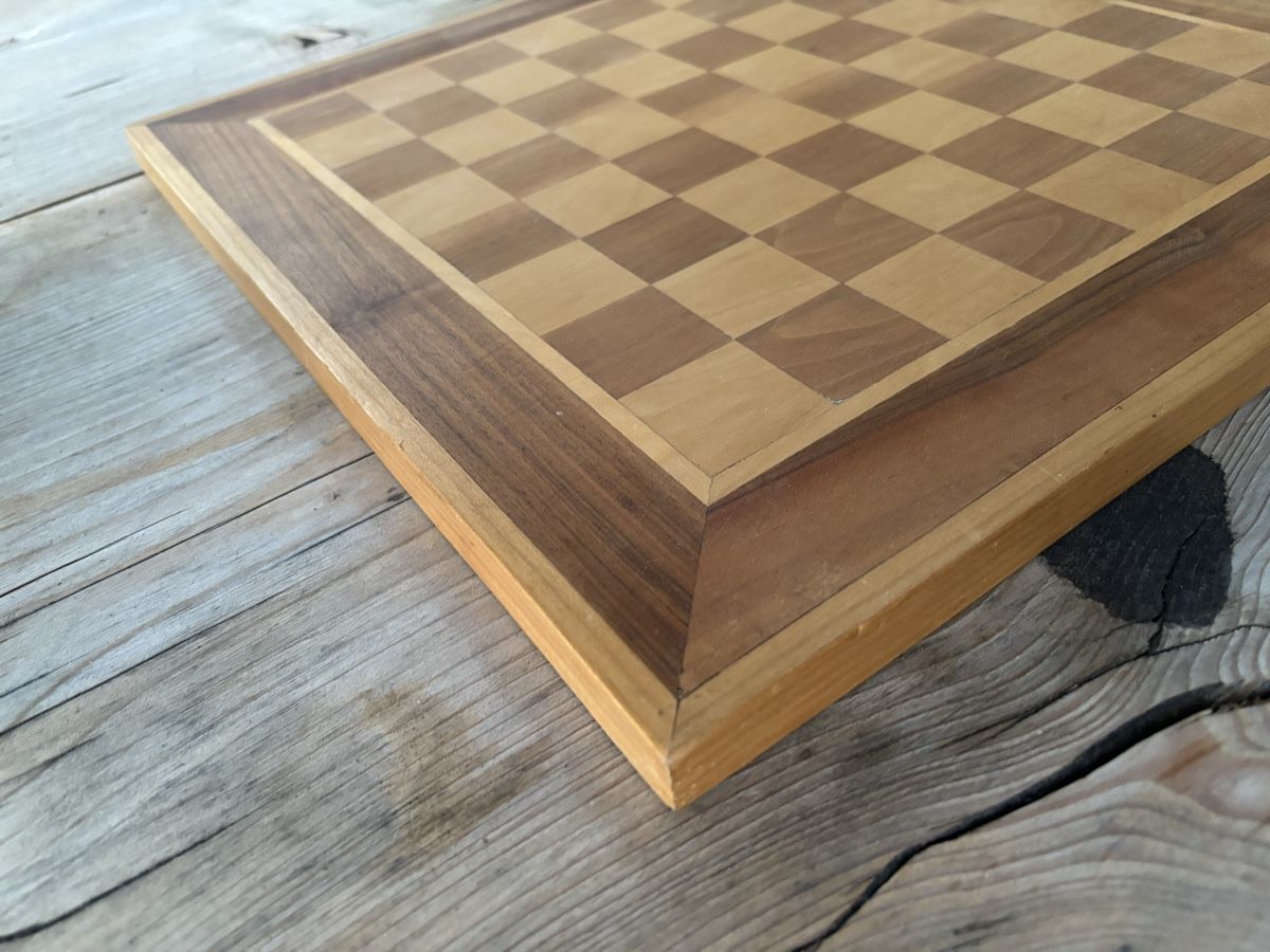 Giochi: Holz Schachbrett, Intarsienarbeit – Usato da Würenlos venduto da Ashley24 6