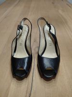 Pumps Leder schwarz Grösse 38