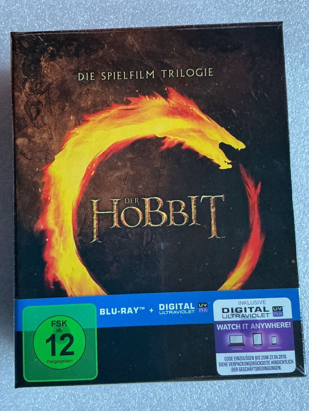 Tutti i DVDs: Der Hobbit -Trilogie, Blu-ray Neu und noch eingeschweisst – Nuovo e nell'imballaggio originale da Altnau venduto da mar_kfk2