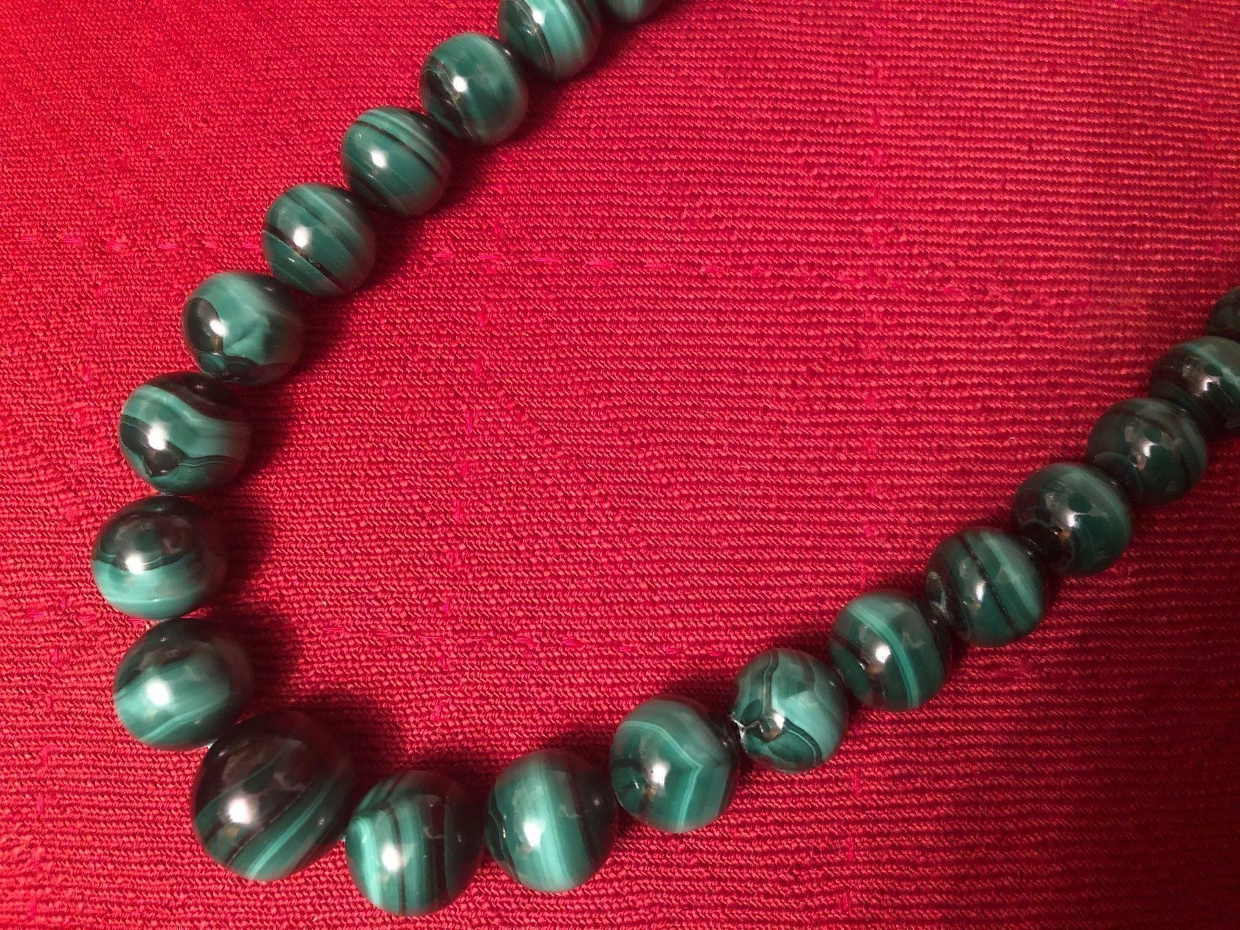 Catenine: MALACHITE-COLLIER. – Nuovo (secondo la descrizione) da Wald ZH venduto da mlnt 9