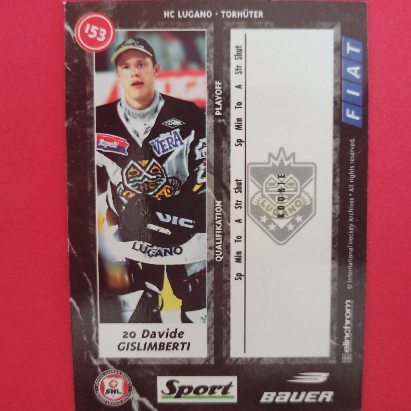 Carte collezionabili: Davide Gislimberti - HC LUGANO - 1996/97 – Usato da Dübendorf venduto da kb86_MOVIE 1