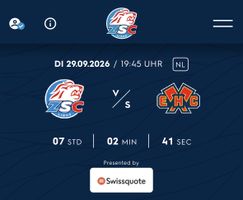 Ticket ZSC Lions vs EHC-Biel 1 Erw, 1 Knd