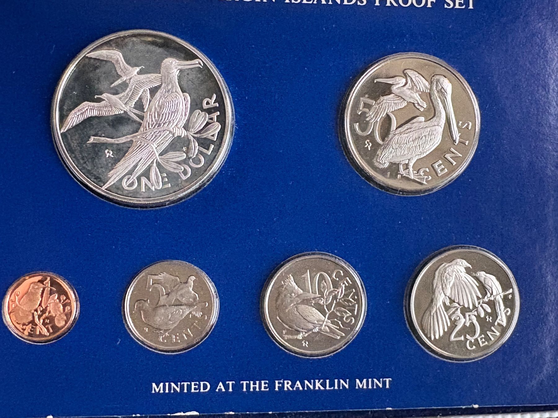 Tutti le monete: Virgin Island Münzsatz 1977 Silber – Nuovo e nell'imballaggio originale da Zürich venduto da mysilvercoin 1