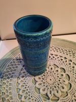 Orginal Bitossi "Rimini Blue" Vase Italy Vintage 60er