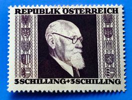 Briefmarke aus Österreich Dr. Karl Renner Ungestempelt