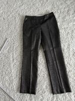 CK CALVIN KLEIN Damen Hose Schwarz mit Gold IT46 DE 42 NEU