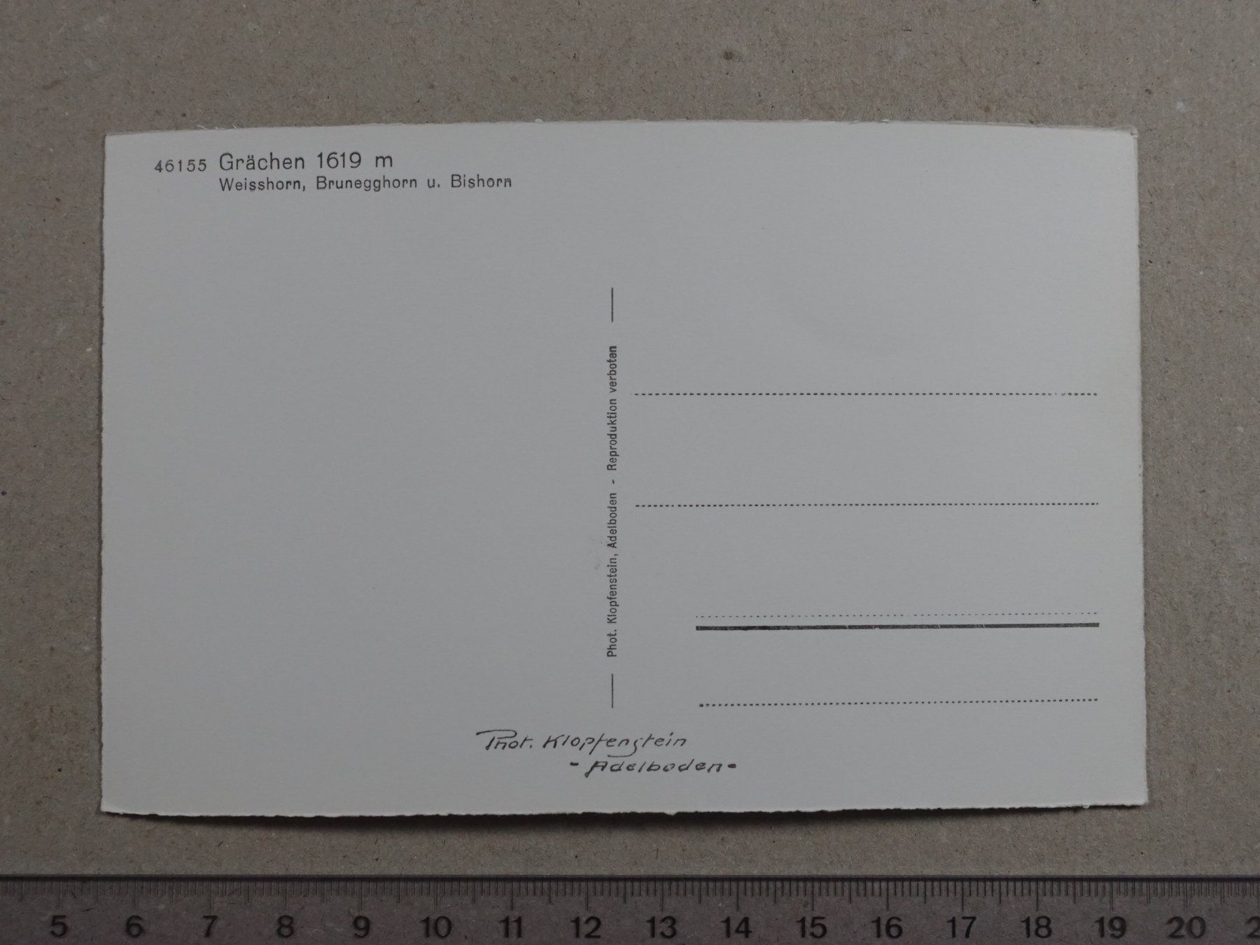 Cartes postales: Grächen – D'occasion à Lenzburg par fh1 1