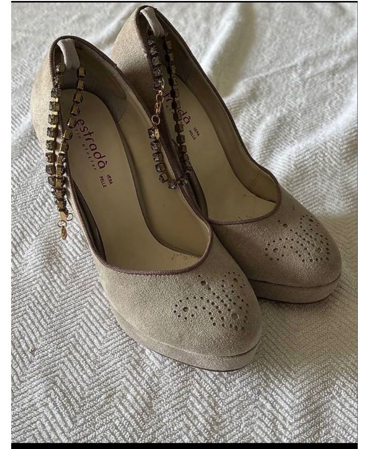 Scarpe da donna: Escarpins talons en daim – Nuovo (secondo la descrizione) da Salgesch venduto da ago_th8v 4