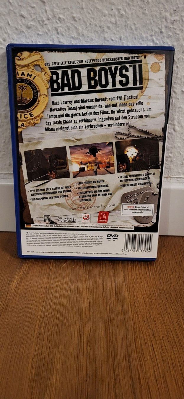 Sony Giochi: PS 2 - Bad Boys 2 – Usato da Münsingen venduto da DigitaleSpielecke 1
