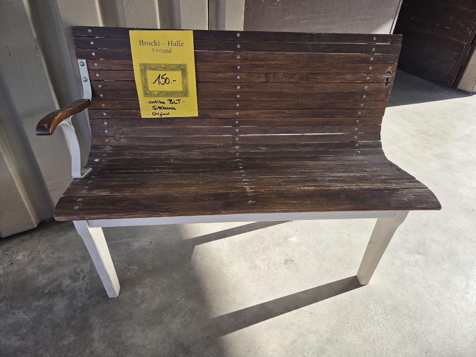 Panchine: antike original BLT - HOLZSITZBANK – Usato da Burg im Leimental venduto da Spuma87