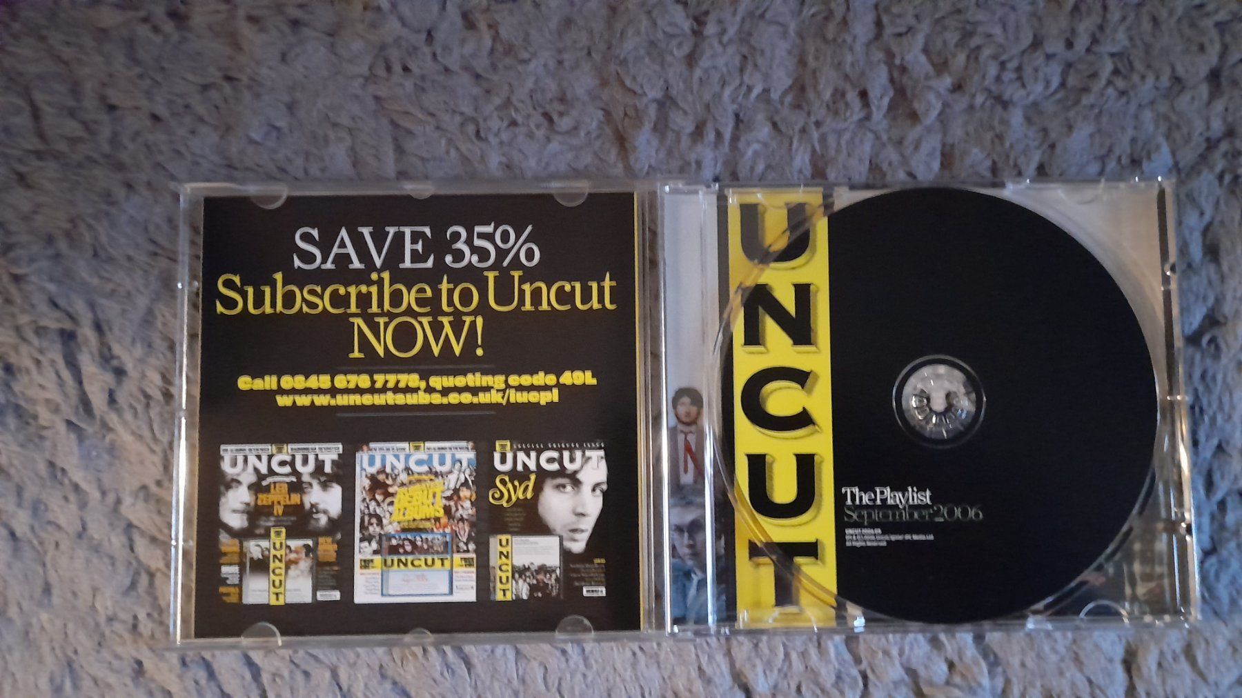 CD: UNCUT   THE PLAYLIST   SEPTEMBER  2006   COMPILATION  CD – Usato da Wetzikon ZH venduto da Ramones01 2