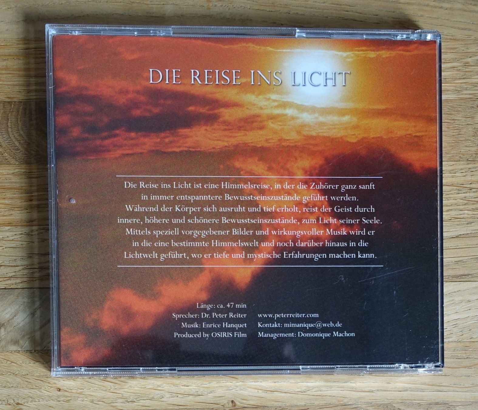 CD: Die Reise ins Licht - Dr. Peter Reiter - D19 – Usato da Sessa venduto da discoverymedia 1