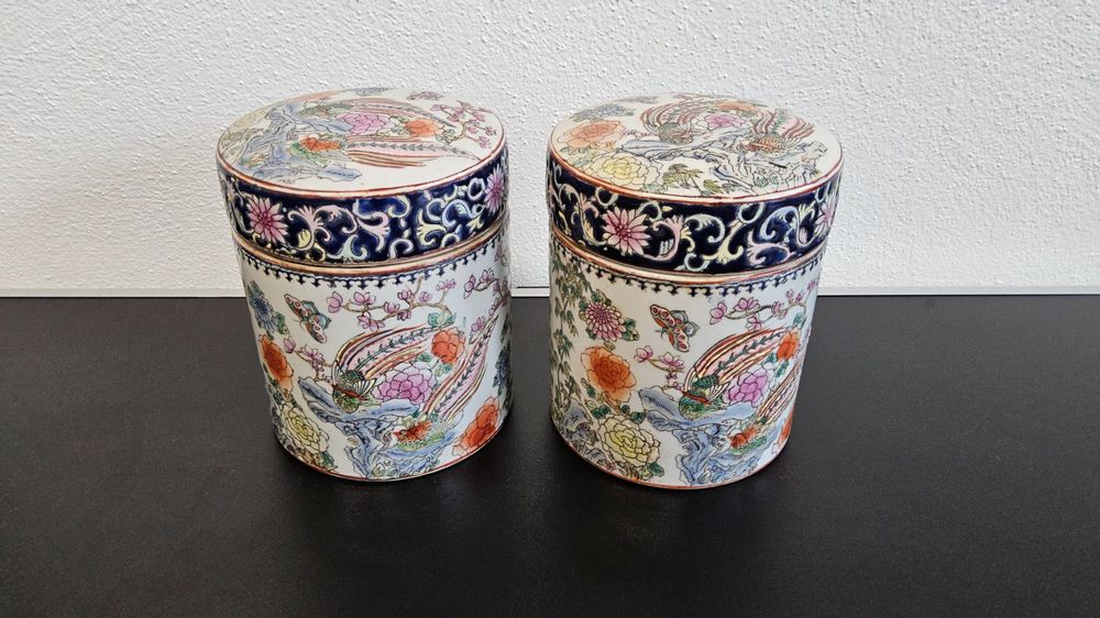 Pot en porcelaine chinoise signé