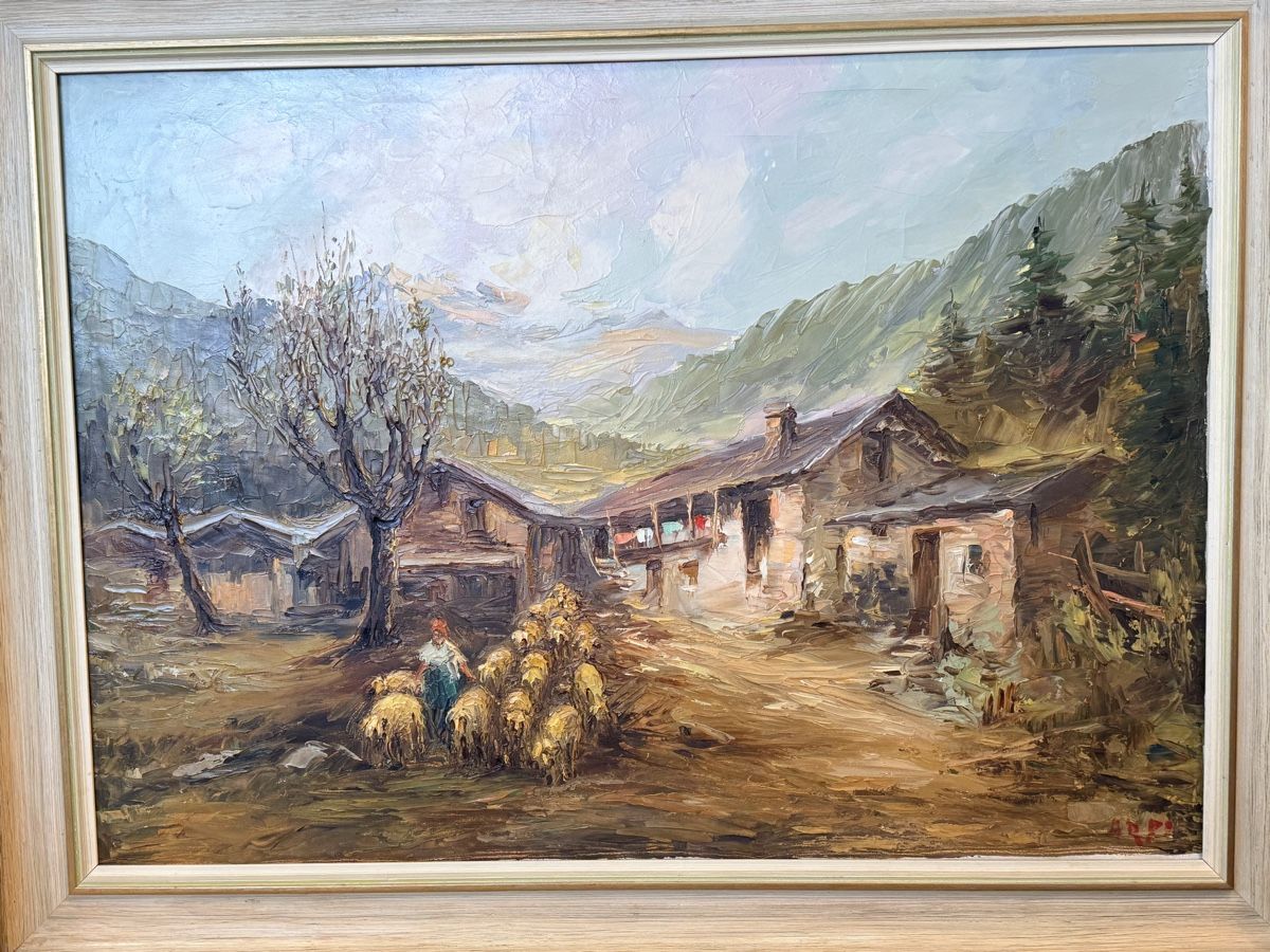 Dipinti: Ölgemälde 83x63.5cm – Usato da Solothurn venduto da NUVICO 4
