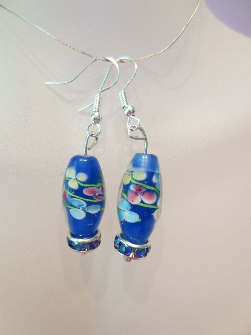Murano Orecchini pendenti & Orecchini a lobo: Murano Ohrhänger Blau Nr. 1 – Nuovo (secondo la descrizione) da Zollikofen venduto da tayaa13