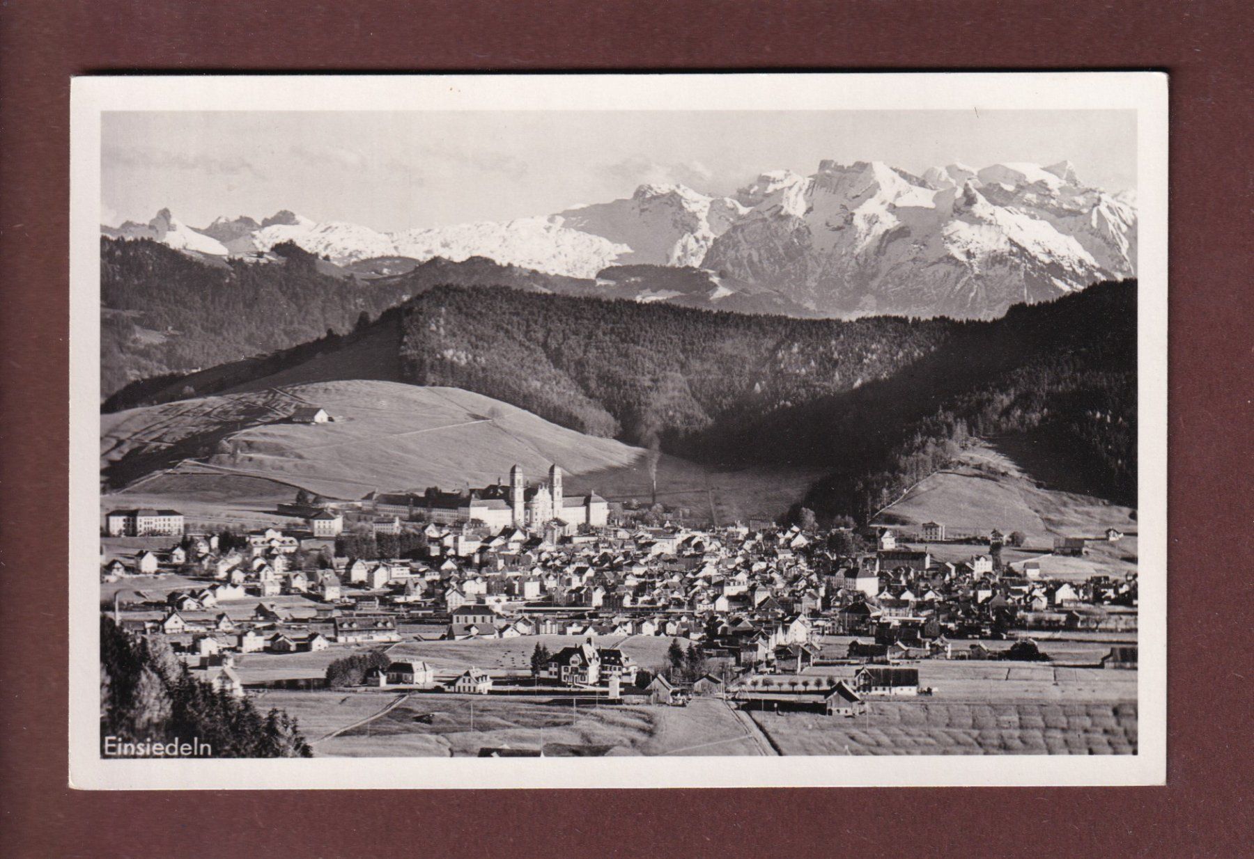 Cartoline postali: EINSIEDELN – Usato da Pully venduto da nicecards