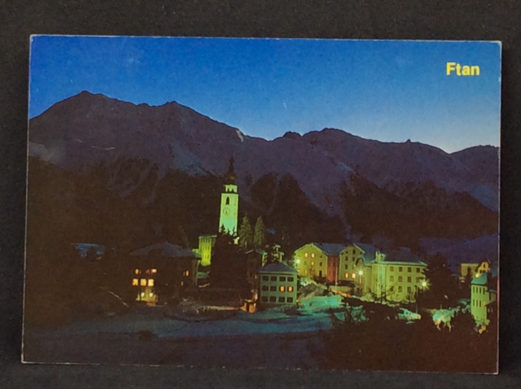 Cartoline postali: Ftan 1648m im Unter-Engadin – Usato da Widnau venduto da Brusi9
