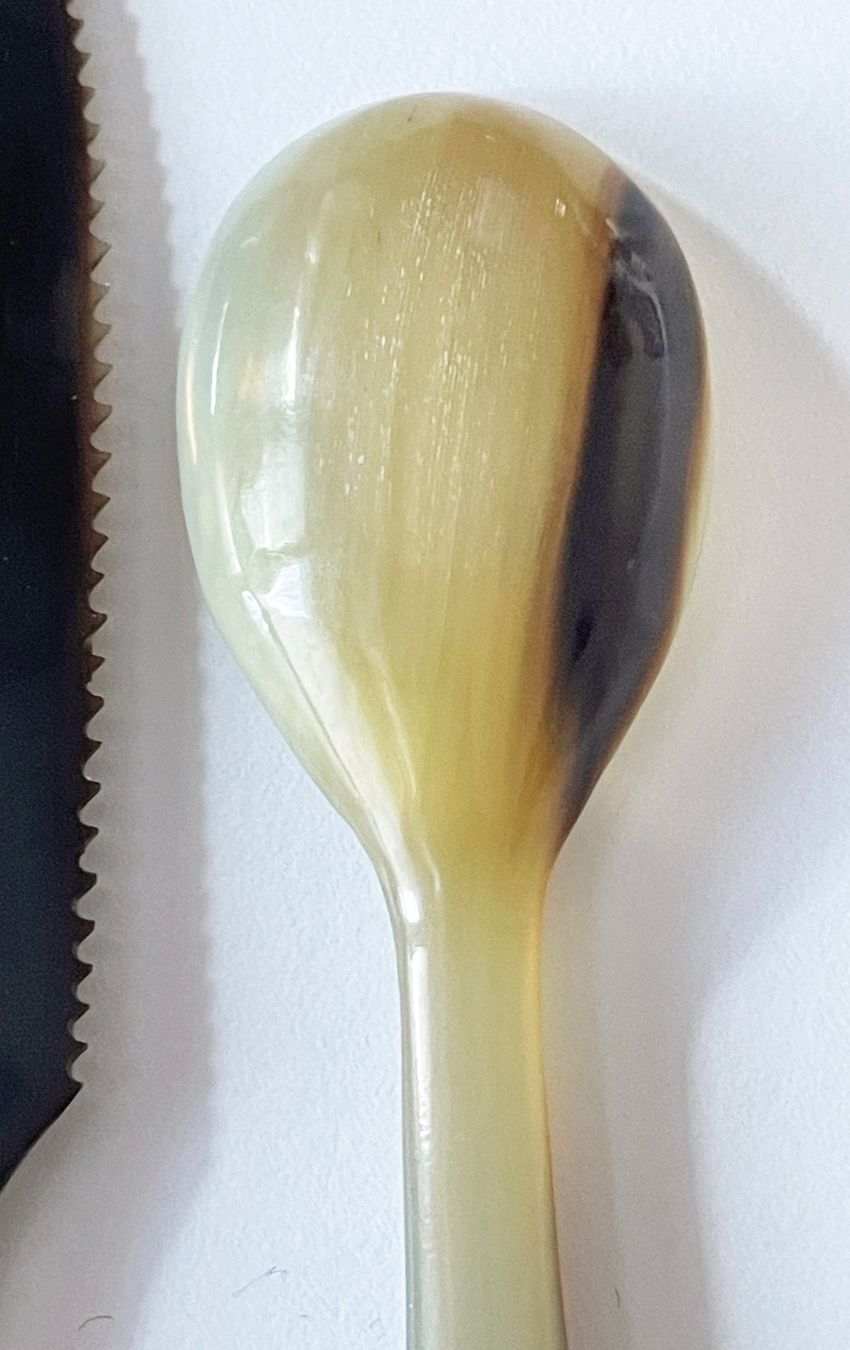 Set di posate: Reise- oder Kinder-Essbesteck aus Horn – Usato da Chur venduto da elifor 4