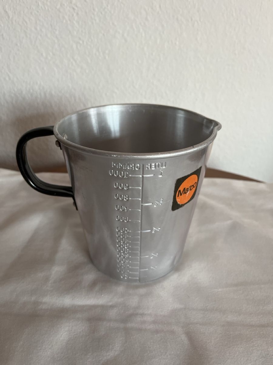Behälter & Ähnliches: Messbecher Marco Aluminium mit Skala 1 Liter – Gebraucht aus Dübendorf von Gfenni